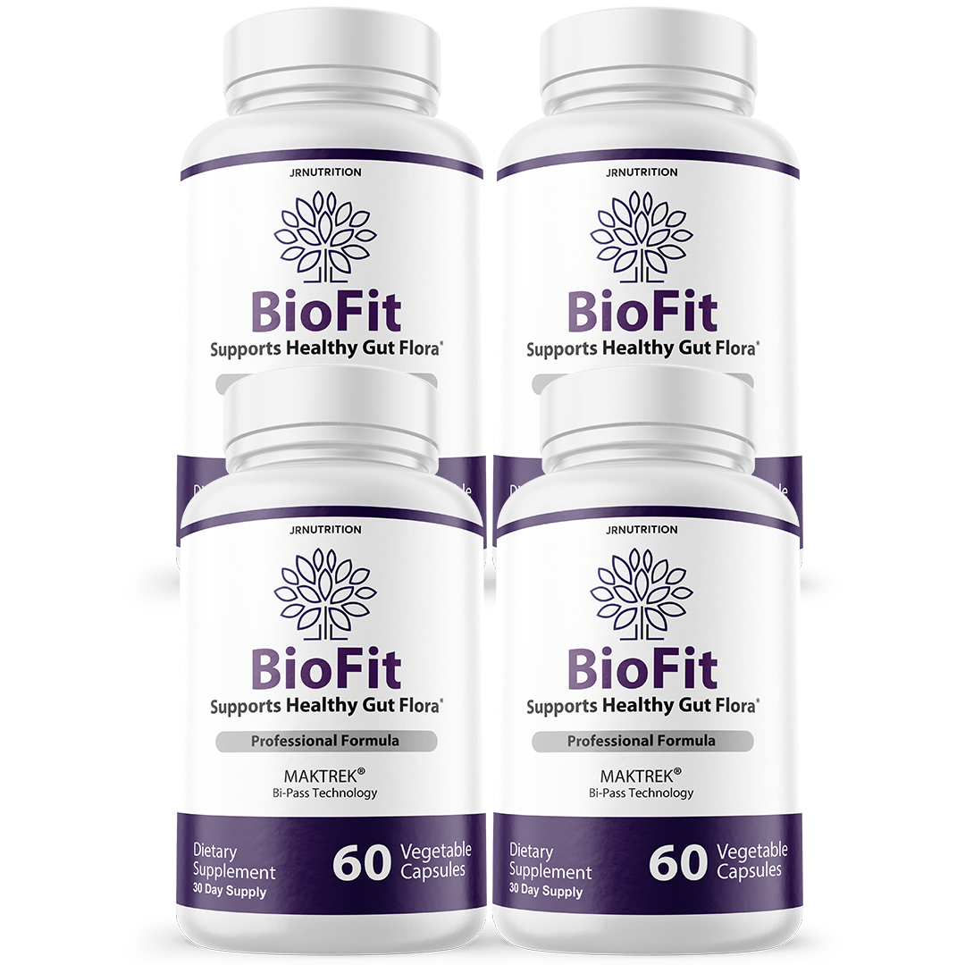 BioFit Probiotic Dietary Supplement - Official Formula -4 Bottles